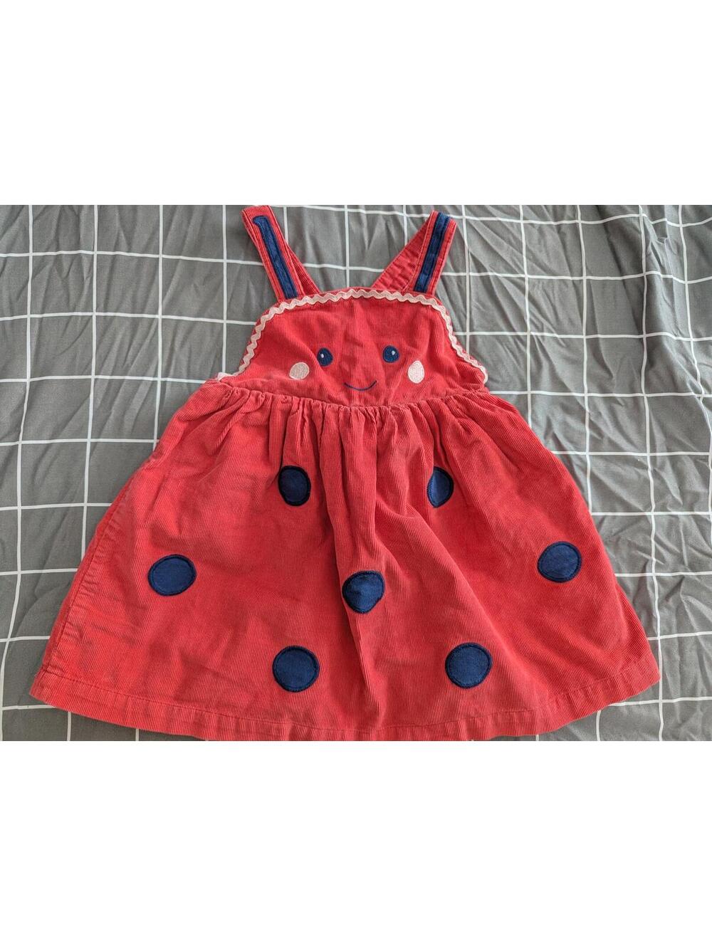 Boden ladybug pinnie dress